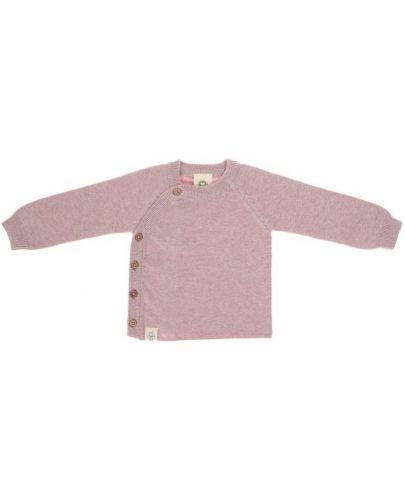 Бебешки пуловер Lassig - 74-80 cm, 7-12 месеца, розов - 1