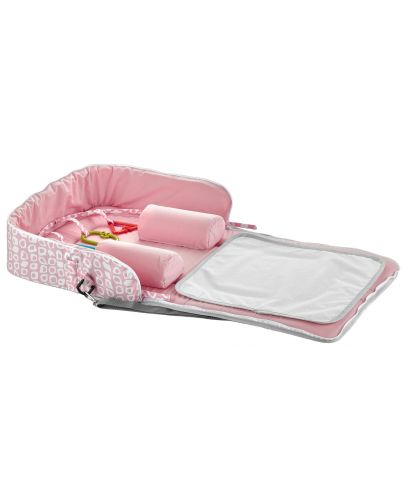Бебешко гнездо-чанта BabyJem - Розово - 1