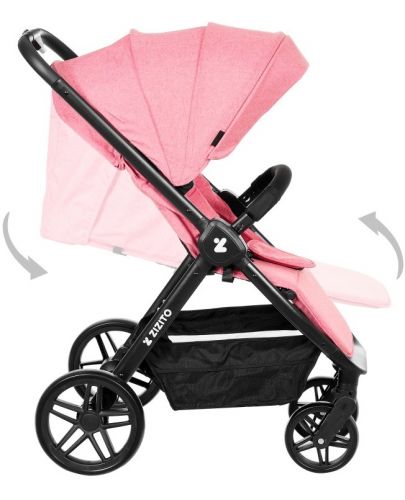 Бебешка количка Zizito - Regina, розова - 2