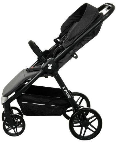 Бебешка количка Zizito - Regina, черна - 8
