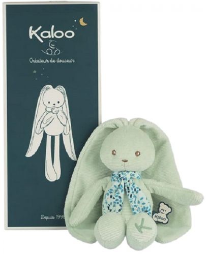Бебешка плюшена играчка Kaloo - Зайче, Aqua - 3