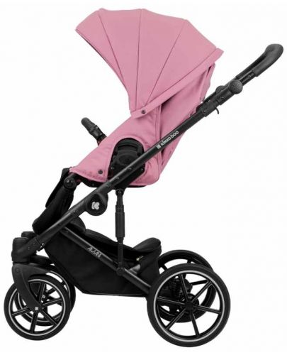 Бебешка комбинирана количка 2 в 1 KikkaBoo - Amani, Pink - 3