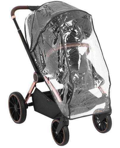 Бебешка комбинирана количка 2 в 1 KikkaBoo - Kara, Black - 4