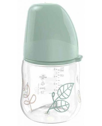 Бебешко шише NIP Green - Cherry, Flow S, Boy, 0 м+, 150 ml, зелено - 1