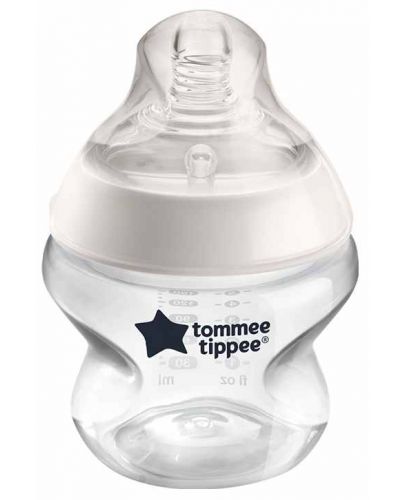 Бебешко шише Tommee Tippee Easi Vent - 150 ml, с биберон 1 капка - 1