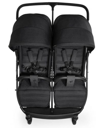 Бебешка количка за близнаци Hauck - Uptown Duo, Melange Black - 3