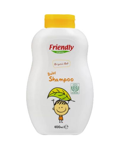 Бебешки шампоан с органичен овес Friendly Organic - 400 ml - 1