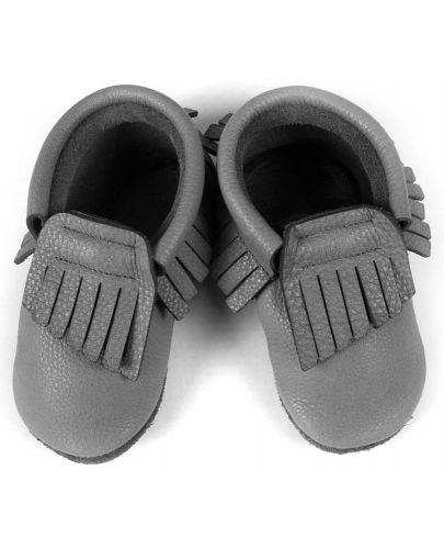 Бебешки обувки Baobaby - Moccasins, grey, размер XS - 1