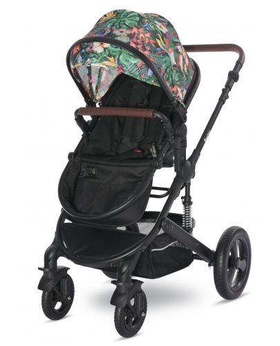 Бебешка количка с твърд кош Lorelli - Boston, Tropical Flowers - 6