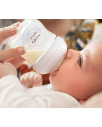 Бебешко шише Philips Avent - Natural Response 3.0, с биберон 0m+, 125 ml - 6