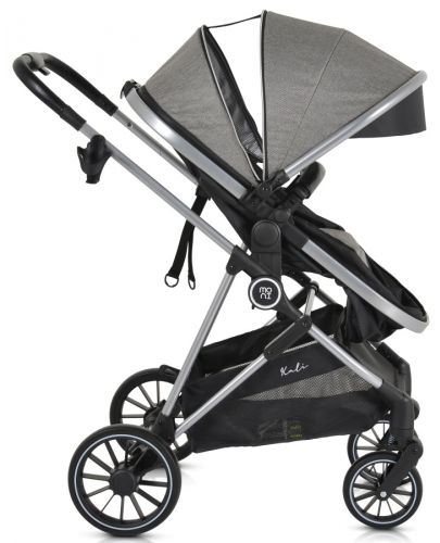 Бебешка комбинирана количка Moni - Kali, сива - 6