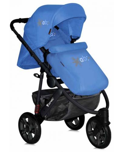 Бебешка комбинирана количка 2в1 Lorelli - Monza 3, синя - 2
