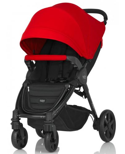 Бебешка количка Britax - B-Agile Plus, Flame red - 1