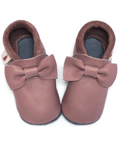 Бебешки обувки Baobaby - Pirouette, размер XL, тъмнорозови - 4
