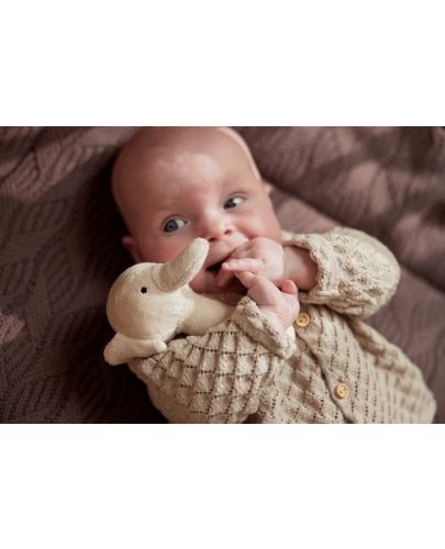 Бебешка дрънкалка Jollein - Elephant Nougat - 4