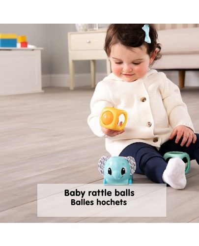 Бебешка играчка Lamaze - Слонче с блокчета за подреждане - 4