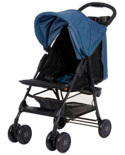 Бебешка лятна количка Zizito - Adel, синя - 5