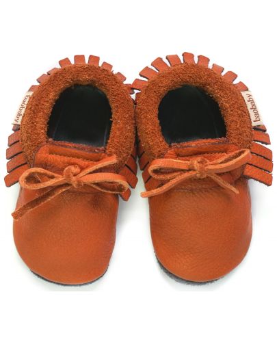 Бебешки обувки Baobaby - Moccasins, Hazelnut, размер XS - 3