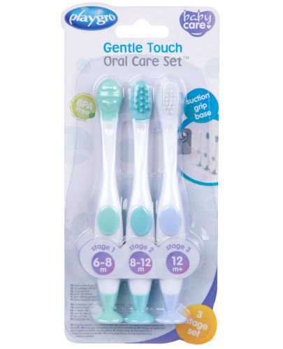 Бебешки комплект грижа за уста Playgro - Gentle Touch - 2