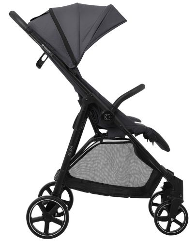 Бебешка лятна количка KikkaBoo - Alexa, Dark Grey - 3