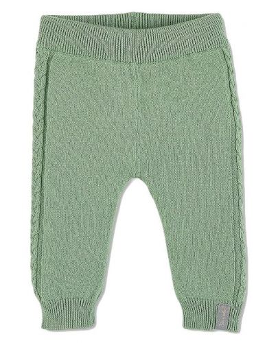 Бебешки плетени панталонки Sterntaler - С рипсен подгъв, 68 cm, 6 месеца - 1