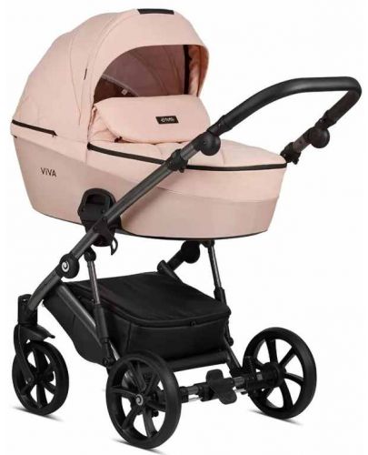 Бебешка количка 2 в 1 Tutis - Viva 4 Lux, Rose Quartz - 3