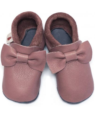 Бебешки обувки Baobaby - Pirouette, размер L, тъмнорозови - 1