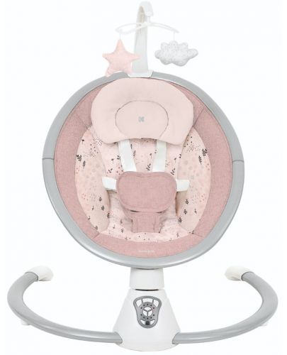 Бебешка електрическа люлка KikkaBoo - Twiddle, Pink - 1