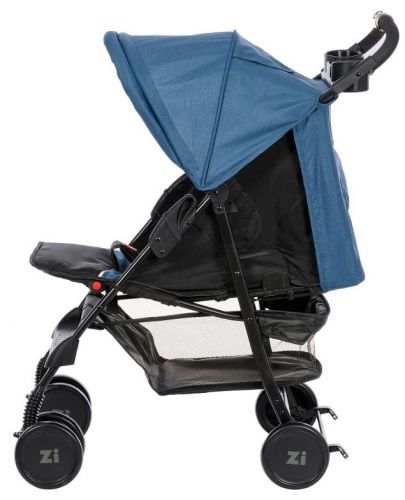 Бебешка лятна количка Zizito - Adel, синя - 4