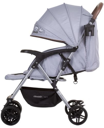 Бебешка лятна количка Chipolino - Ейприл, пепелно сива - 4