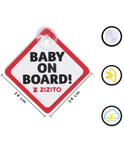 Бебешки комплект за кола Zizito - 3 части - 8