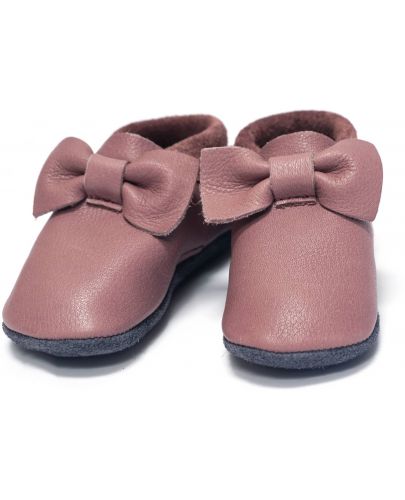 Бебешки обувки Baobaby - Pirouette, размер XL, тъмнорозови - 3