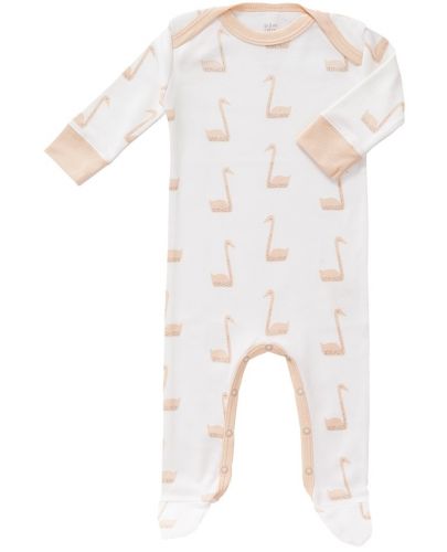 Бебешка цяла пижама с ританки Fresk - Swan, 3-6 месеца - 1