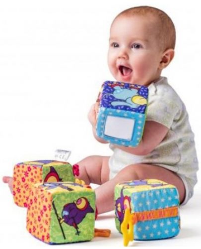 Бебешки кубчета за активна игра Niny - Животни - 3