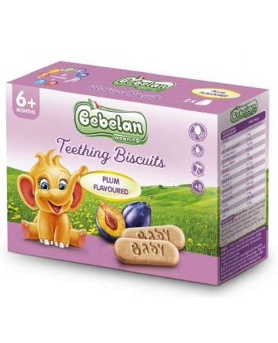 Бебешки бишкоти Bebelan Baby Biscuits - Със слива - 1