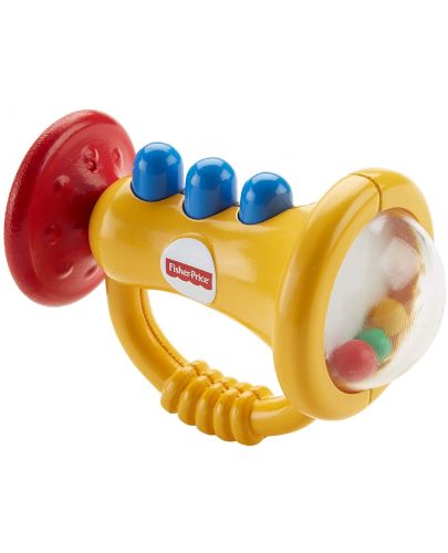 Бебешка играчка за дъвчене Fisher Price - Тромпет - 1