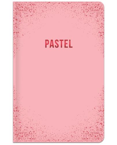 Бележник Lastva Pastel - А6, 96 л, офсет, редове, розов - 1