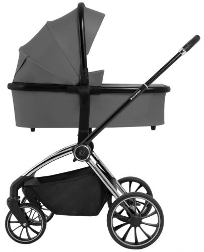 Бебешка комбинирана количка 2 в 1 KikkaBoo - Kara, Grey - 7