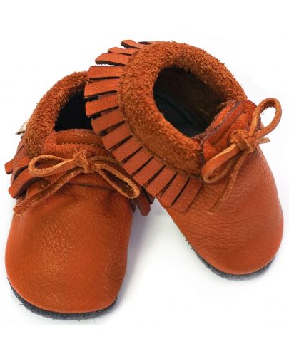 Бебешки обувки Baobaby - Moccasins, Hazelnut, размер S - 2