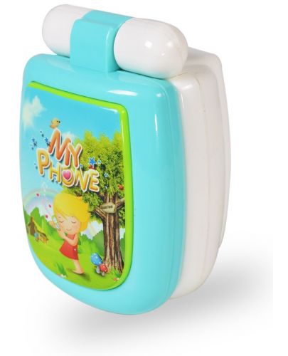 Бебешка играчка Moni - Телефон с капаче K999-95B, Green - 1