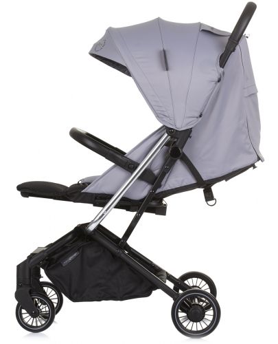 Бебешка лятна количка Chipolino - Бижу, пепелно сиво - 4