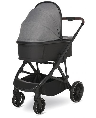 Бебешка количка 2 в 1 Lorelli - Aria, сива - 4