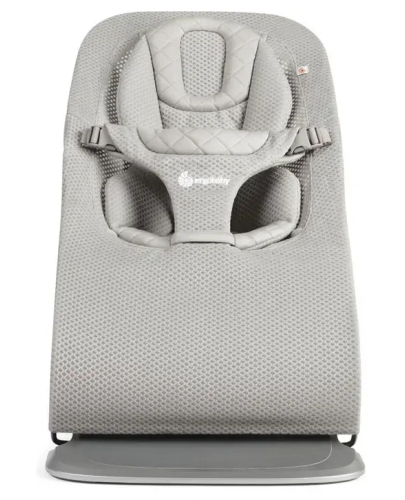 Бебешки шезлонг 3 в 1 Ergobaby - Evolve, Light Grey - 2