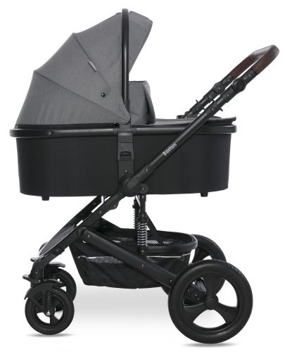 Бебешка количка с твърд кош Lorelli - Boston, Dolphin Grey - 5
