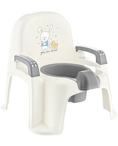 Бебешко гърне столче BabyJem - Бяло - 1