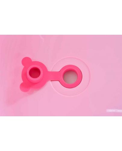 Бебешка вана с подложка Cangaroo - Larissa, 89 cm, розова - 6