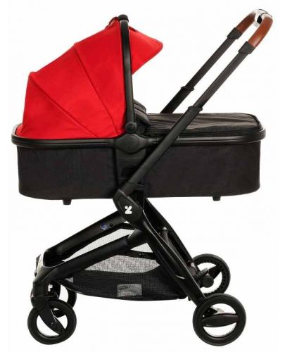 Бебешка количка 3 в 1 Zizito - Harmony Lux, червена - 2