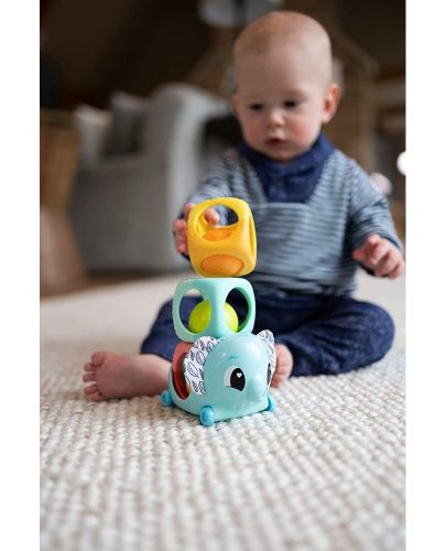 Бебешка играчка Lamaze - Слонче с блокчета за подреждане - 5