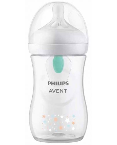 Бебешко шише Philips Avent - Natural Response 3.0, AirFree, 260 ml, Коала - 3