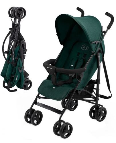 Бебешка лятна количка KinderKraft - Tik, зелена - 2